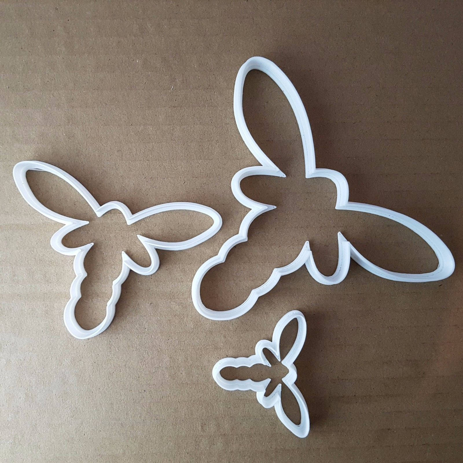 Dragonfly Insect Fly Shape Cookie Cutter Animal Biscuit Pastry Fondant Sharp