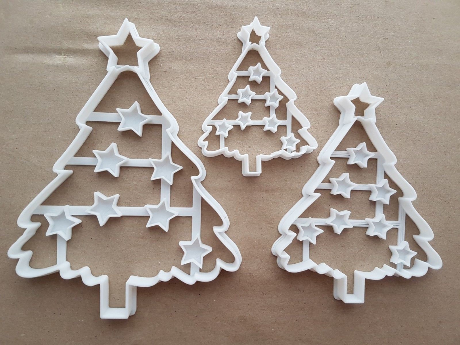 Árbol de Navidad Estrella Navidad Forma Cortador de Galletas Masa Galleta Pastelería Fondant Afilado - Imagen 5 de 5
