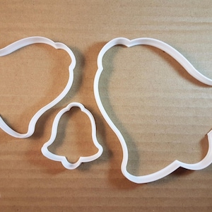 Bell Christmas Xmas Bells Shape Cookie Cutter Dough Biscuit Pastry Fondant Sharp Stencil Ringing