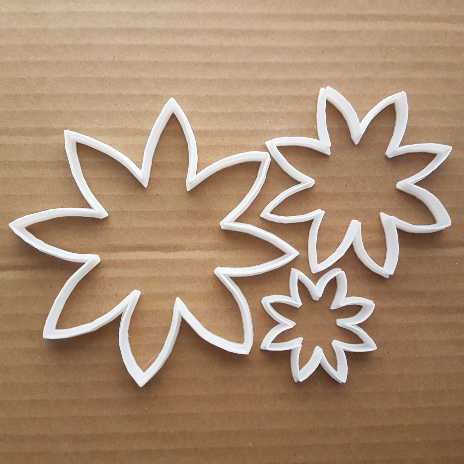 Cortador de galletas con forma de planta de jardín de hojas de flores masa galletas pastelería fondant afilado - Imagen 5 de 5