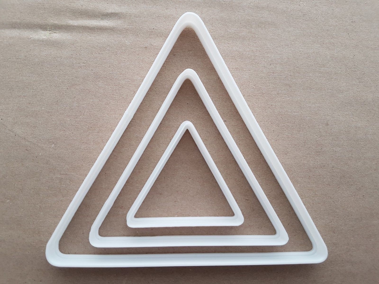 Triangle Sign Basic Geometry Shape Cookie Cutter Dough Biscuit Fondant Sharp