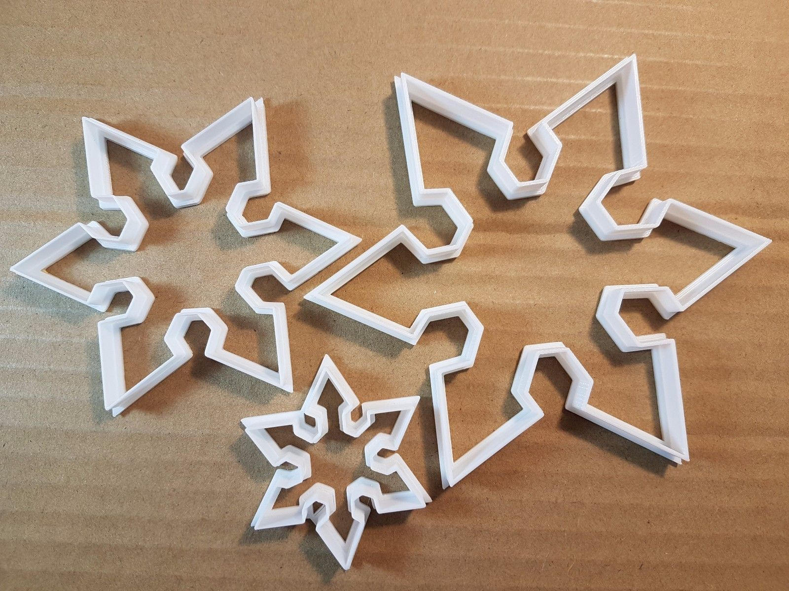 Snowflake Winter Freeze Shape Cookie Cutter Dough Biscuit Pastry Fondant Sharp