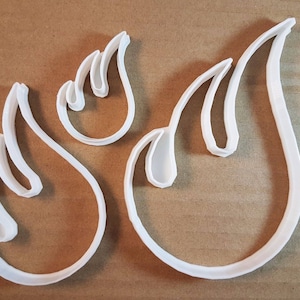 Feuer Flamme Camp brennen heiß Form Cookie Cutter Teig Keks Gebäck Fondant scharfe Schablone Flammen flammenden