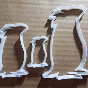 Penguin King Royal Bird Shape Cookie Cutter Animal Biscuit Pastry Fondant Sharp Stencil Ice Winter