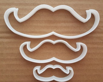 Mustasch Kakform Mustasch Kex Bakverk Deg Movember Skägg Pappa Italiensk Fondant Schablon Vass Form Ansiktshår Skägg