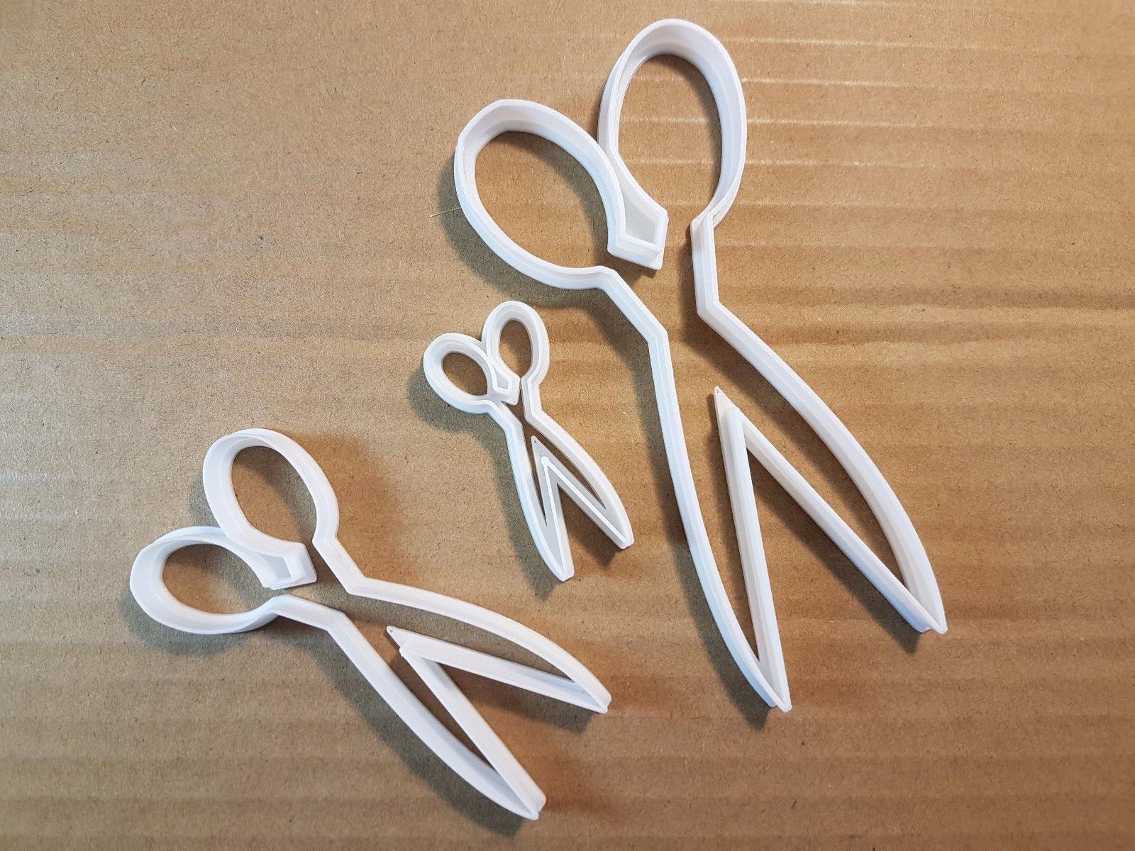 Scissors Hair Clippers Shape Cookie Cutter Dough Biscuit Pastry Fondant Sharp