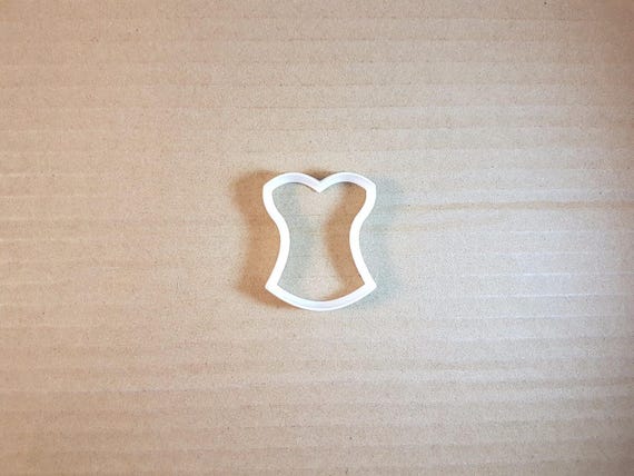 Corset Lingerie Cookie Cutter Pastry Fondant Dough Biscuit