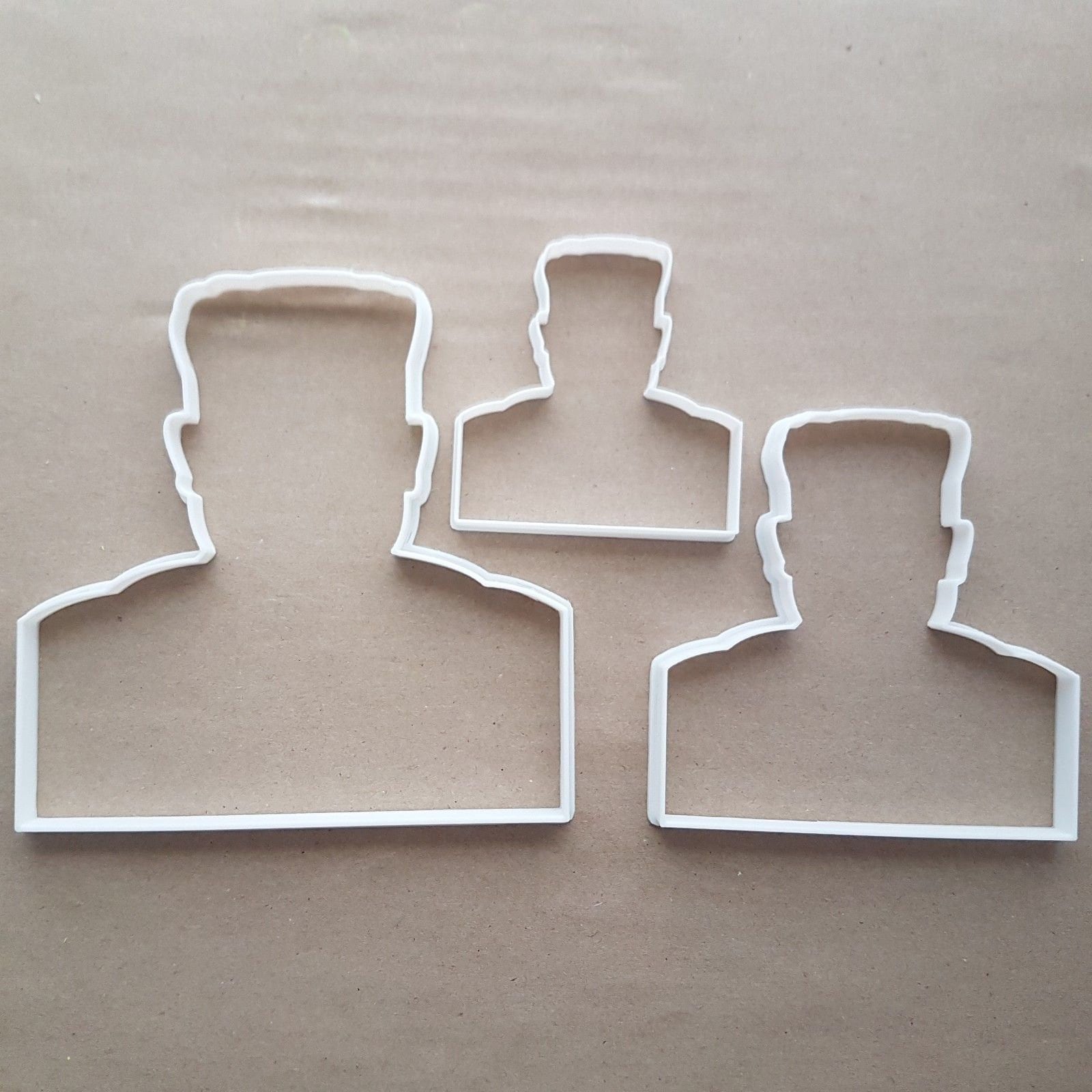 Kim Jong Il Profile People Shape Cookie Cutter Dough Biscuit Pastry Fondant