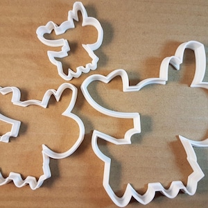 Rentier Xmas Weihnachten Form Cookie Cutter Tier Keks Gebäck Fondant scharfen Teig Schablone Säugetier
