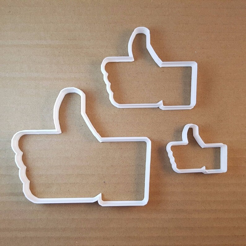 Like Emoji Thumbs Up Hand Shape Cookie Cutter Dough Biscuit Etsy Uk