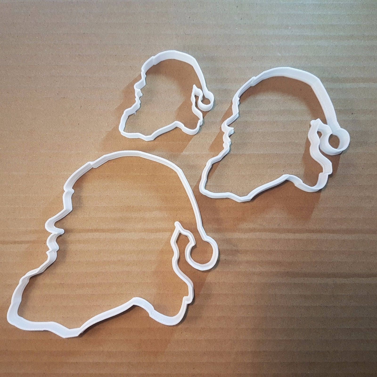 Santa Father Christmas Shape Cookie Cutter Dough Biscuit Pastry Fondant Sharp