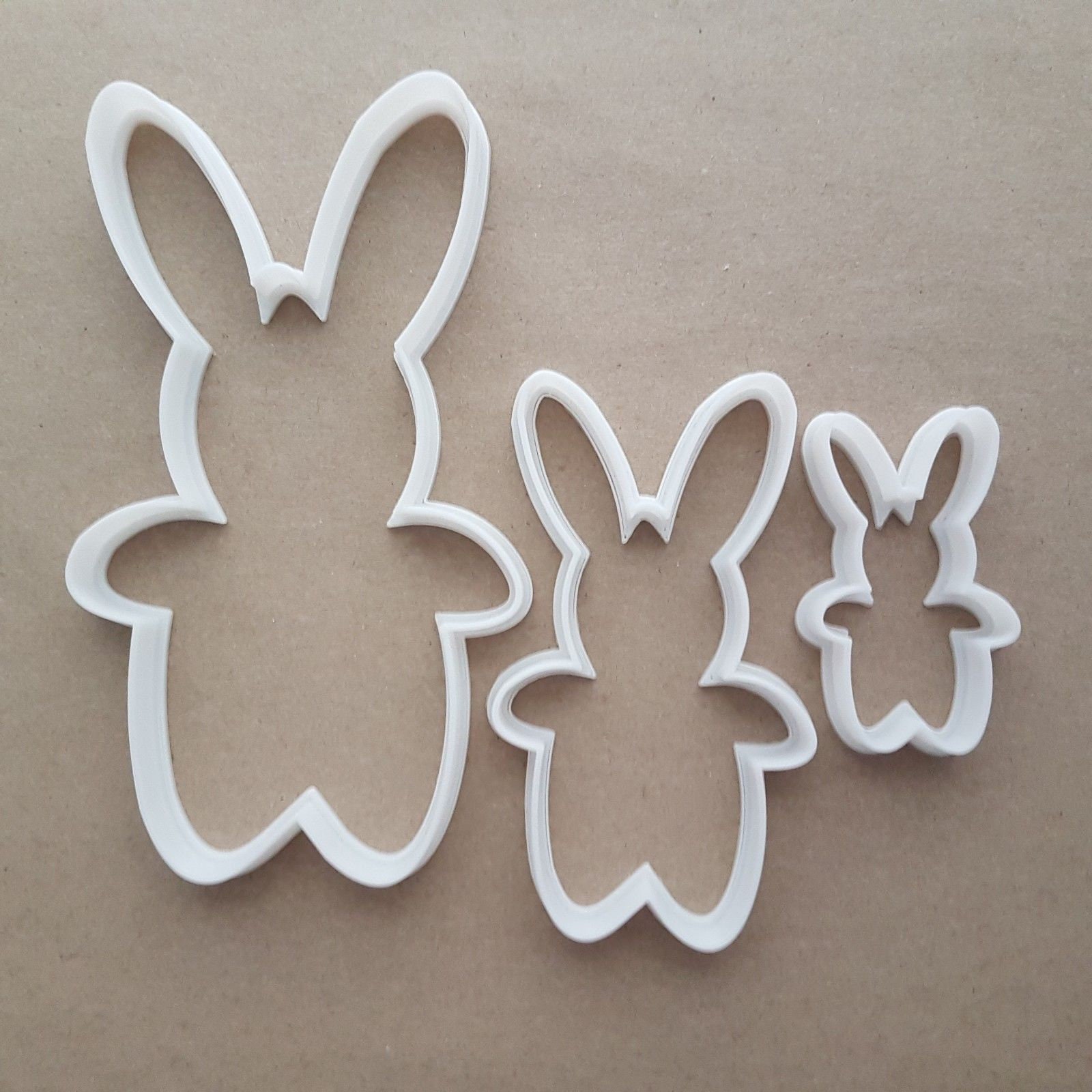 Rabbit Bunny Hare Pet Farm Shape Cookie Cutter Animal Biscuit Pastry Stencil