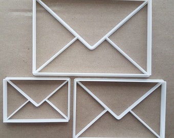 Envelope Post paquete forma cookie cortador masa galleta pasta Fondant sharp stencil correo carta buzón postman mailman icono de correo electrónico