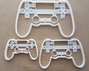 Play Game Pad Controller Station Shape PS Cookie Cutter Dough Biscuit Pastry Fondant Sharp Stencil Console Video Game
