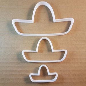 Sombrero Hat Mexican Shape Cookie Cutter Dough Biscuit Pastry Cinco De Mayo Fondant Sharp Stencil Mexico Clothing Quinceañera