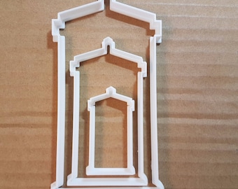 Tardis Dr. Who Phone Box Shape Cookie Cutter Dough Biscuit Pastry Fondant Sharp Stencil TV Show Phonebox Doctor