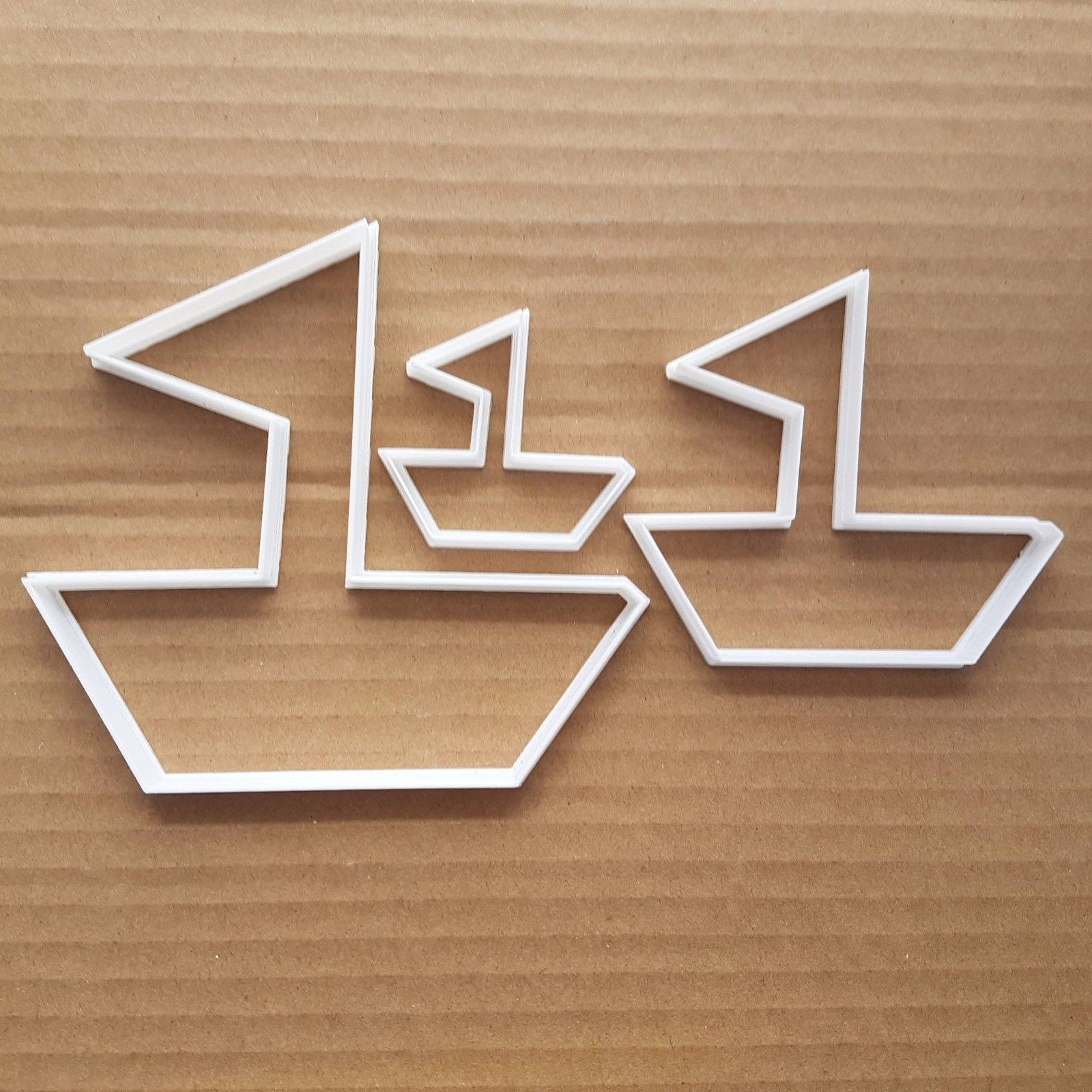 Boat Row Sail Rigger Shape Cookie Cutter Dough Biscuit Pastry Fondant Sharp