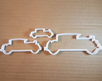 Car Vintage Classic Shape Cookie Cutter Dough Biscuit Pastry Fondant Sharp Stencil Auto Automobile