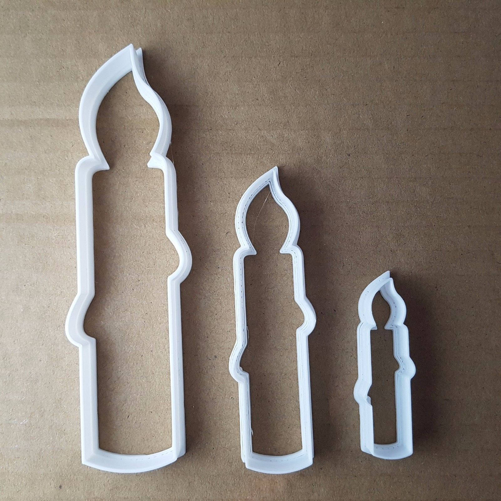 Candle Flame Light Lamp Cookie Cutter Christmas Biscuit Pastry Fondant Sharp