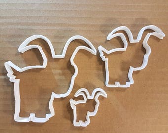 Forme de la chèvre mouflon Ram Cookie Cutter animaux Biscuit pâtisserie Fondant forte pochoir pâte ferme ferme Cour mouton