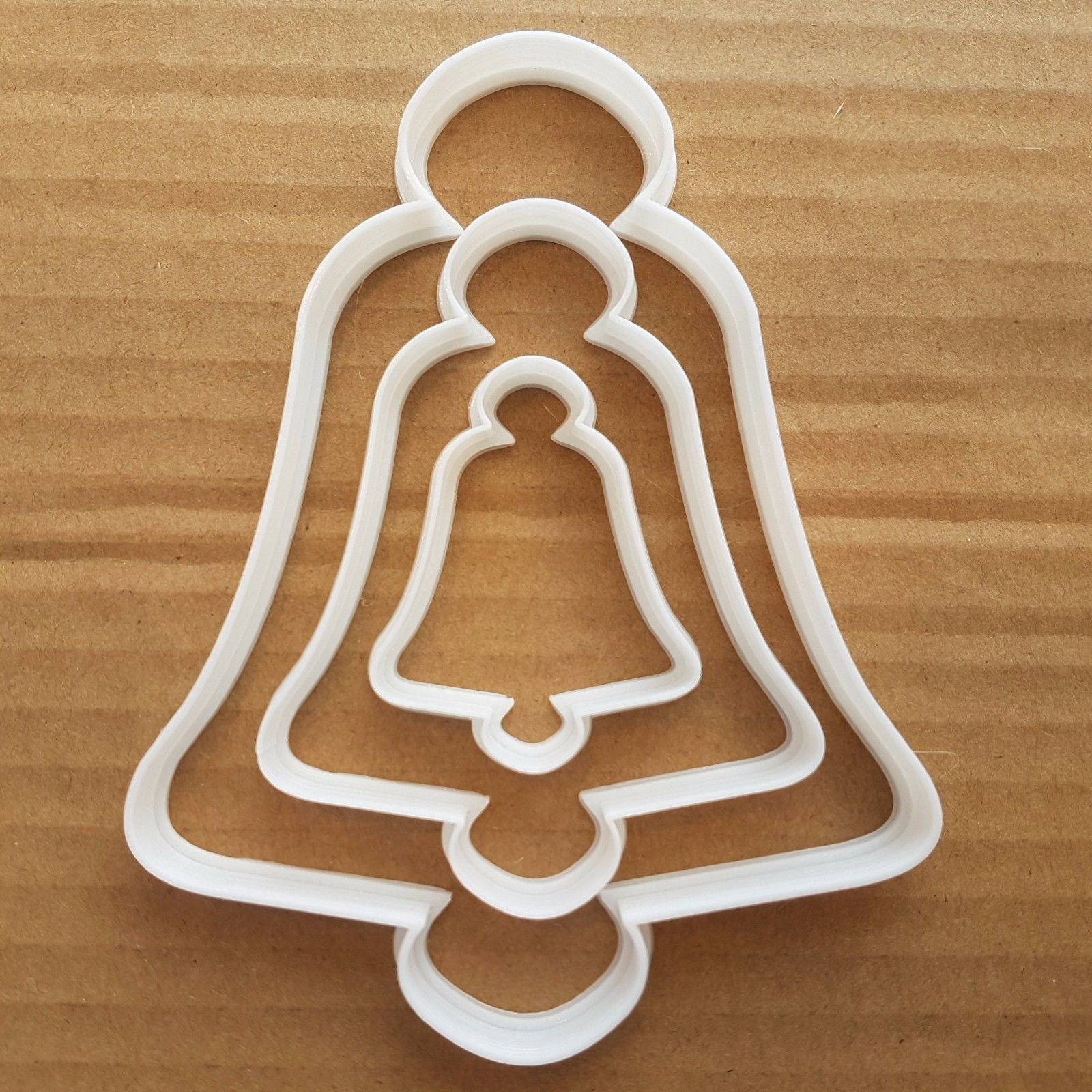 Bell Cookie Cutter Dough Biscuit Pastry Xmas Christmas Sleigh Bells Reindeer