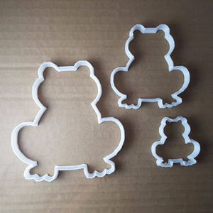 Frog Amphibian Pond Shape Cookie Cutter Animal Biscuit Pâtisserie Fondant Sharp Stencil Dough Toad Swamp Mud Automne