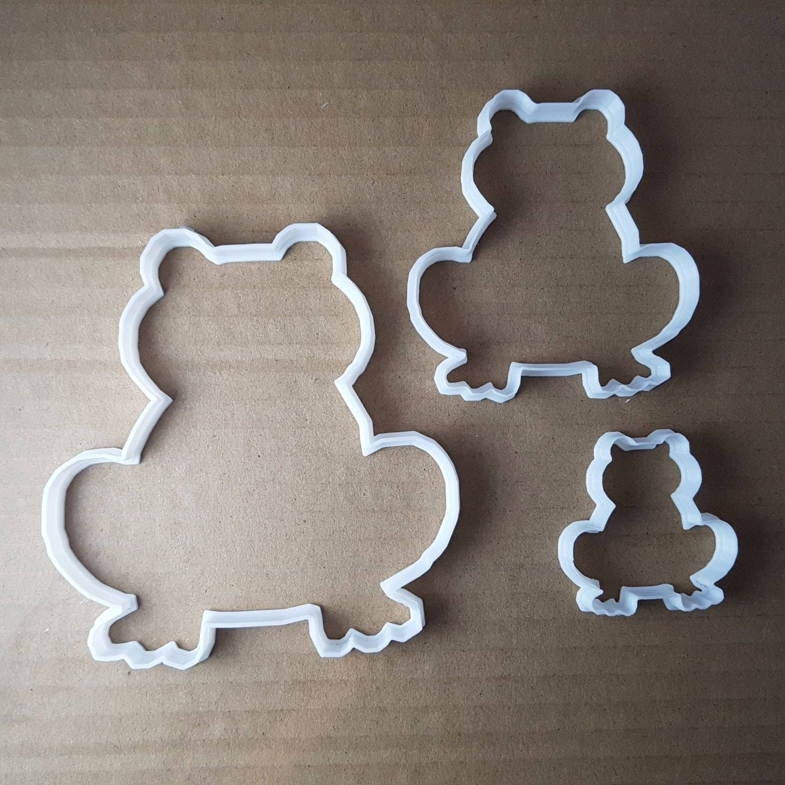 Frog Amphibian Pond Shape Cookie Cutter Animal Biscuit Pastry Fondant Sharp