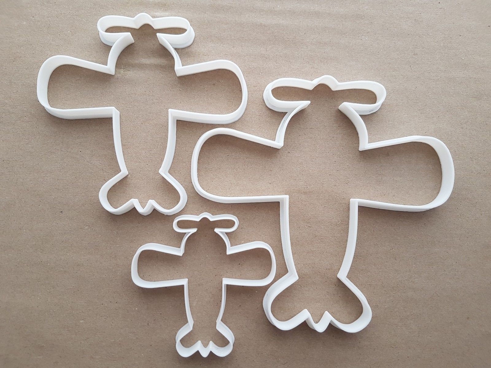 Plane Flight Aero Vintage Shape Cookie Cutter Dough Biscuit Pastry Fondant Sharp