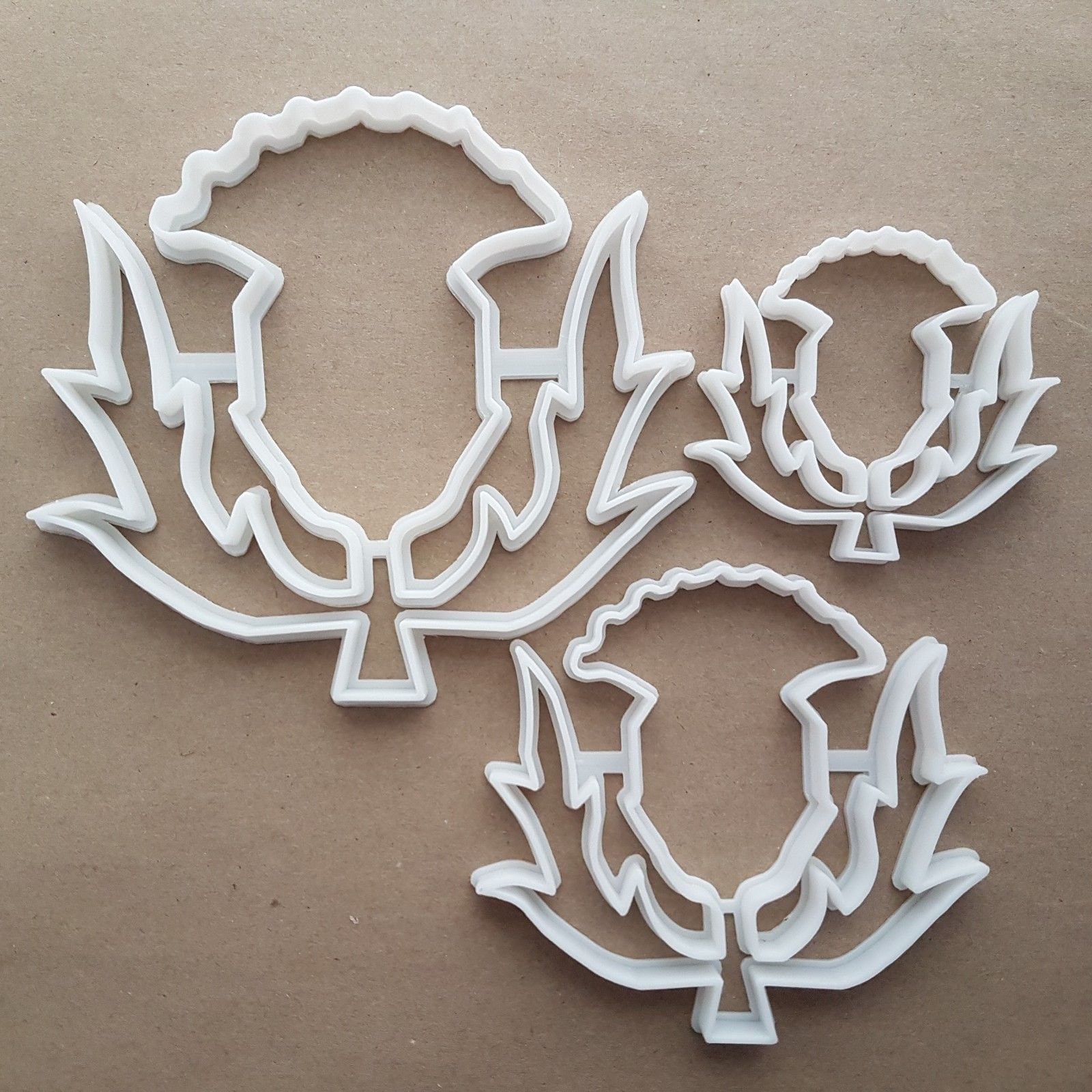 Thistle Weed Plant Garden Shape Cookie Cutter Dough Biscuit Pastry Fondant Sharp