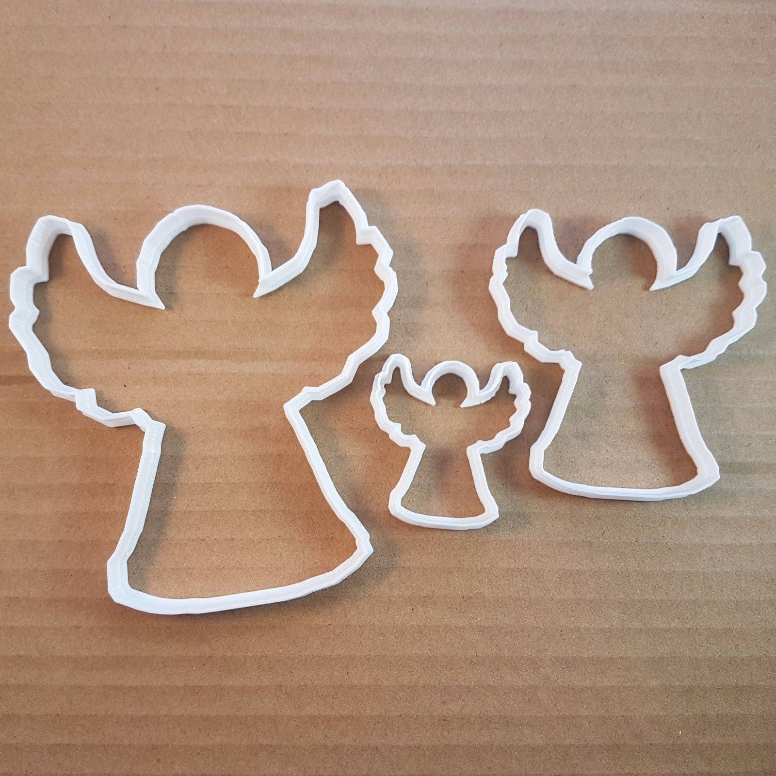 Angel Holy Wings Xmas Shape Cookie Cutter Dough Biscuit Pastry Fondant Sharp