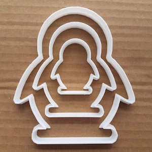 Penguin Winter Animal Shape Cookie Cutter Dough Biscuit Pastry Fondant Sharp Stencil Bird Snow