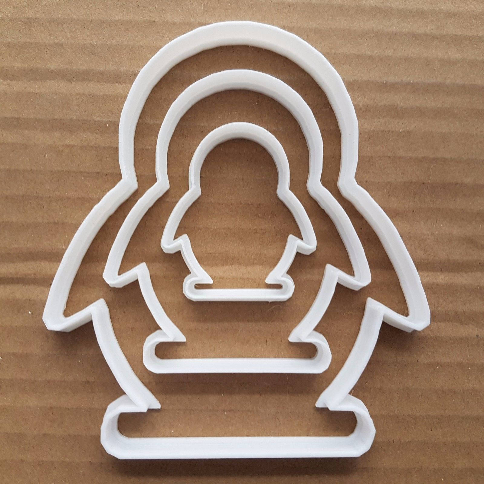 Penguin Winter Animal Shape Cookie Cutter Dough Biscuit Pastry Fondant Sharp