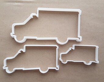 Ambulance Emergency Van Shape Cookie Cutter Dough Biscuit Pastry Fondant Sharp Stencil Services Car Truck Doctor Paramedic 911