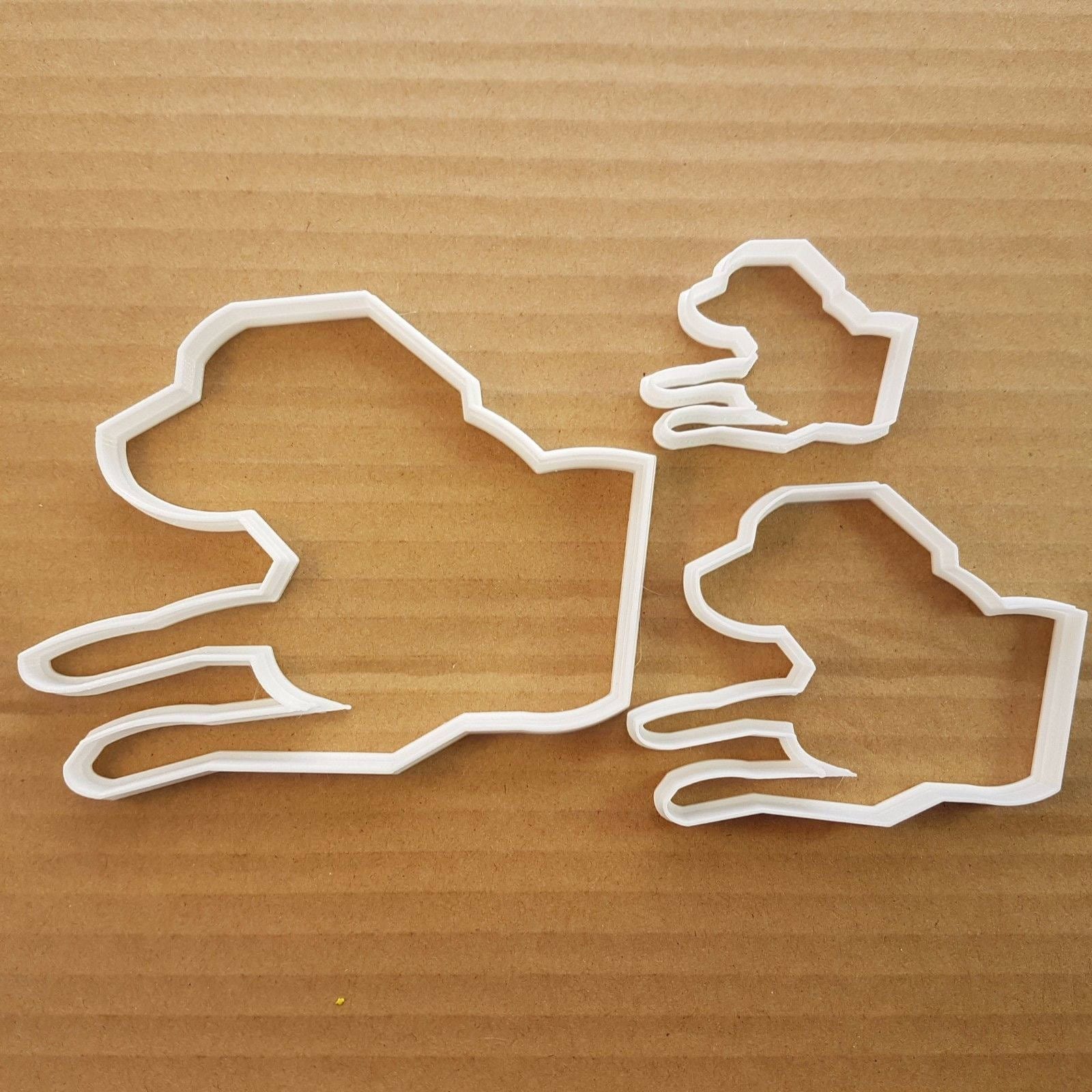 Dog Labrador Retriever Shape Cookie Cutter Dough Biscuit Pastry Fondant Sharp