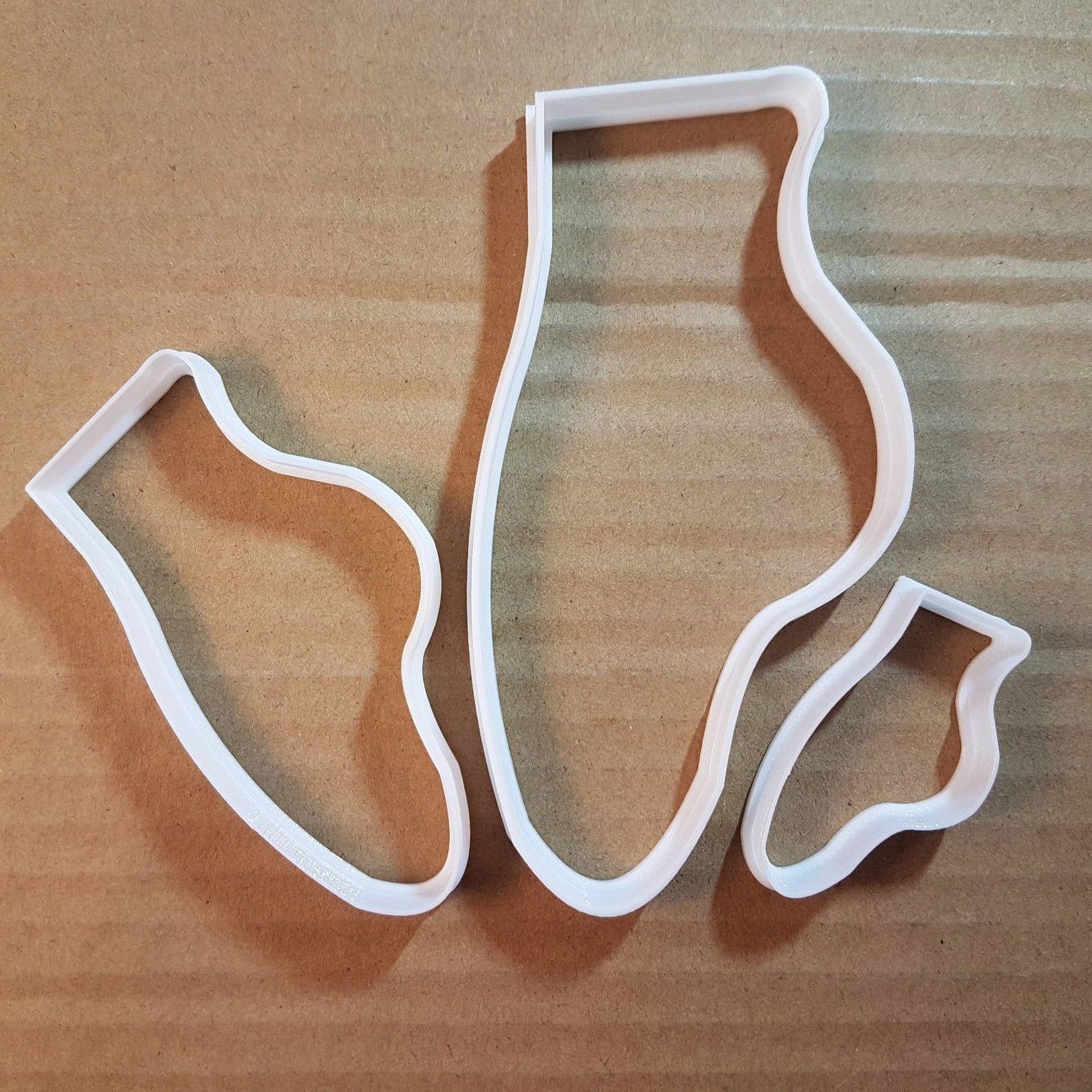 ballerina shoe slipper shape cookie cutter ballet biscuit pastry fondant sharp dough stencil