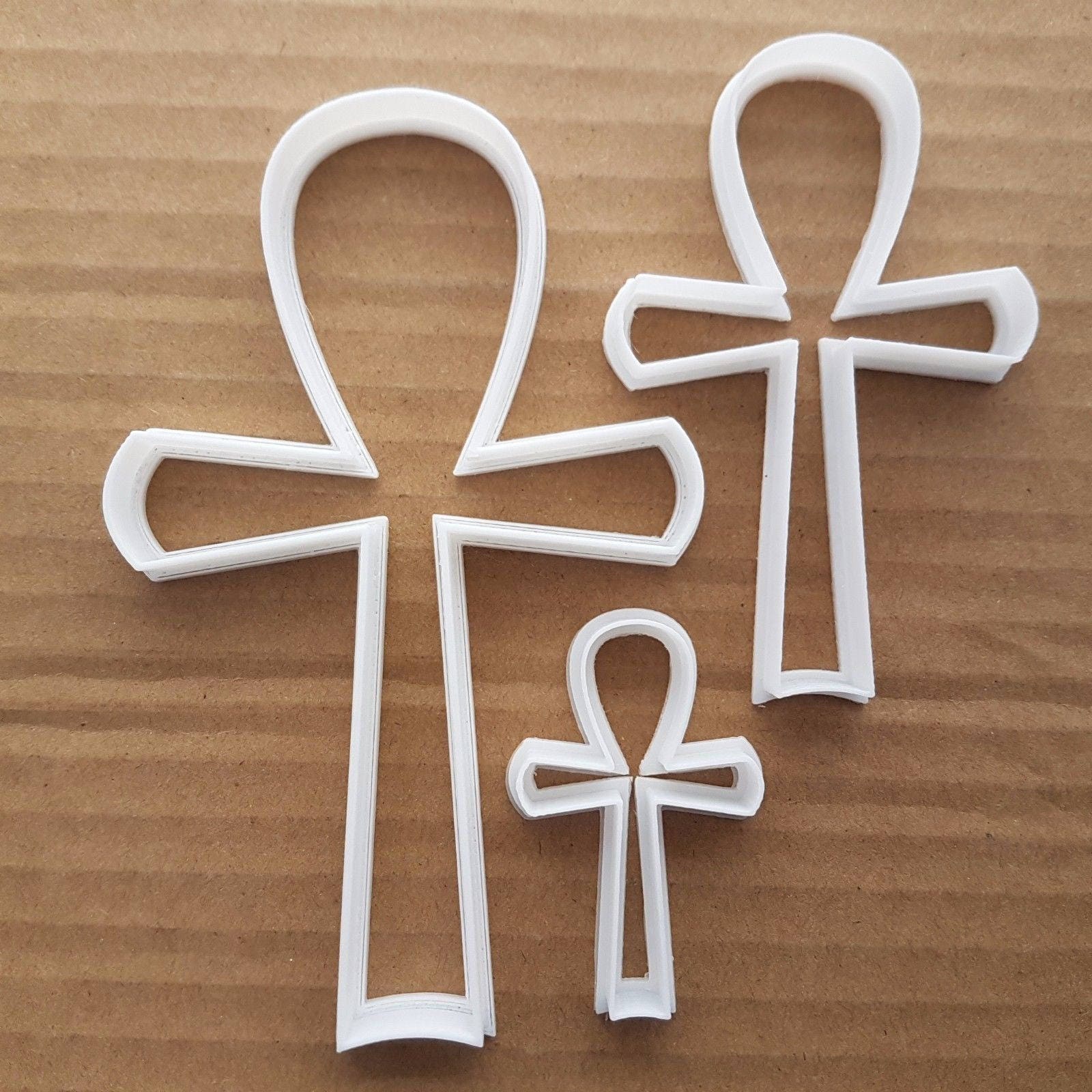 Ankh Egyptian Cross Life Shape Cookie Cutter Dough Biscuit Pastry Fondant Sharp