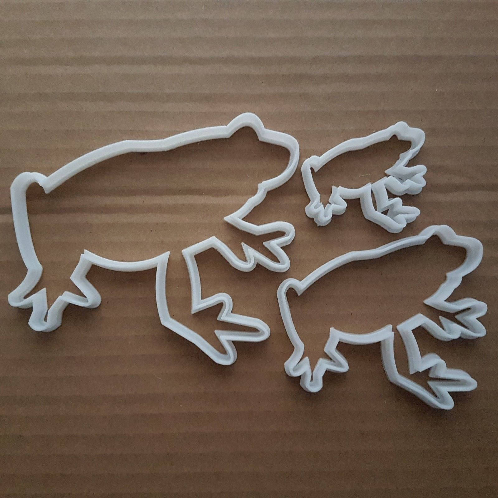 Frog Amphibian Toad Pond Shape Cookie Cutter Dough Biscuit Pastry Fondant Sharp
