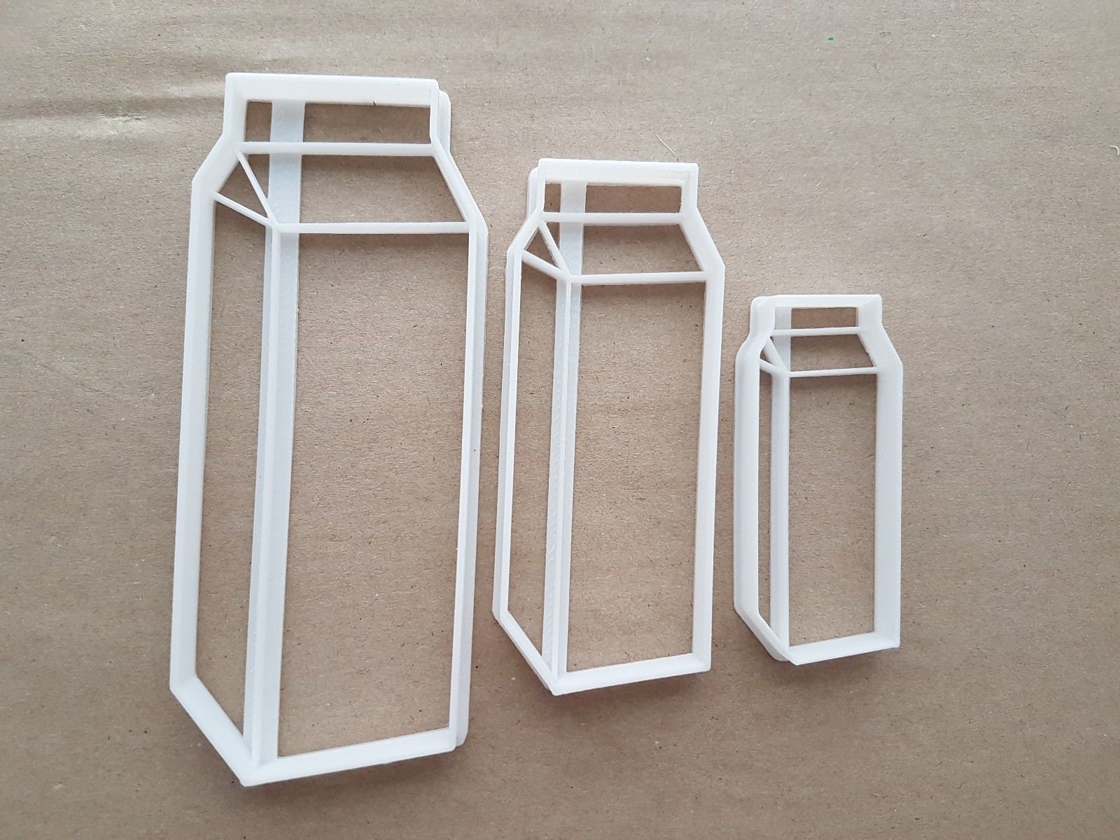 Drink Carton Milk Juice Box Shape Cookie Cutter Dough Biscuit Fondant Sharp