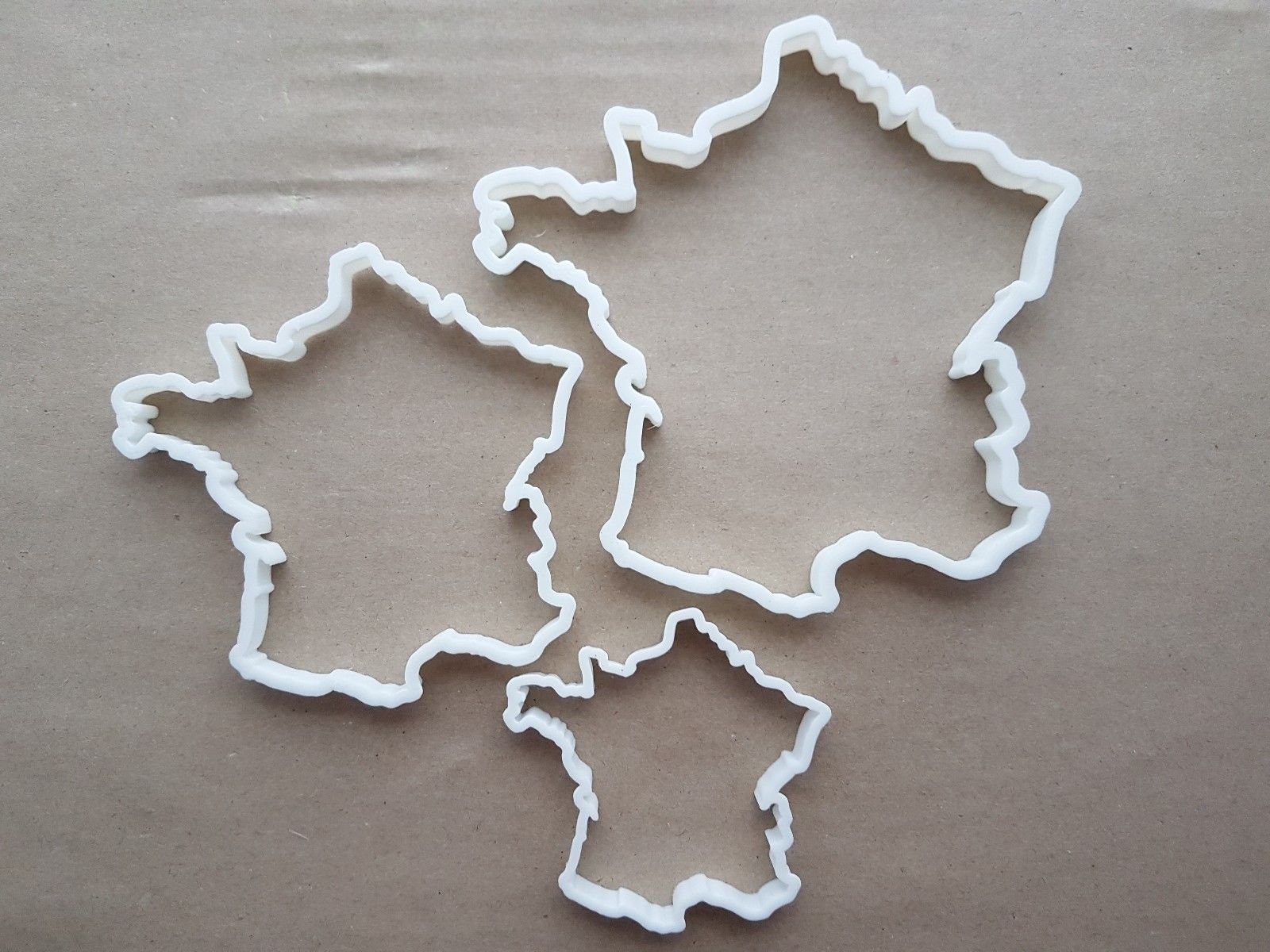 Frankreich Land Karte Atlas Form Keksausstecher Teig Plätzchen Fondant Sharp - Bild 5 von 5