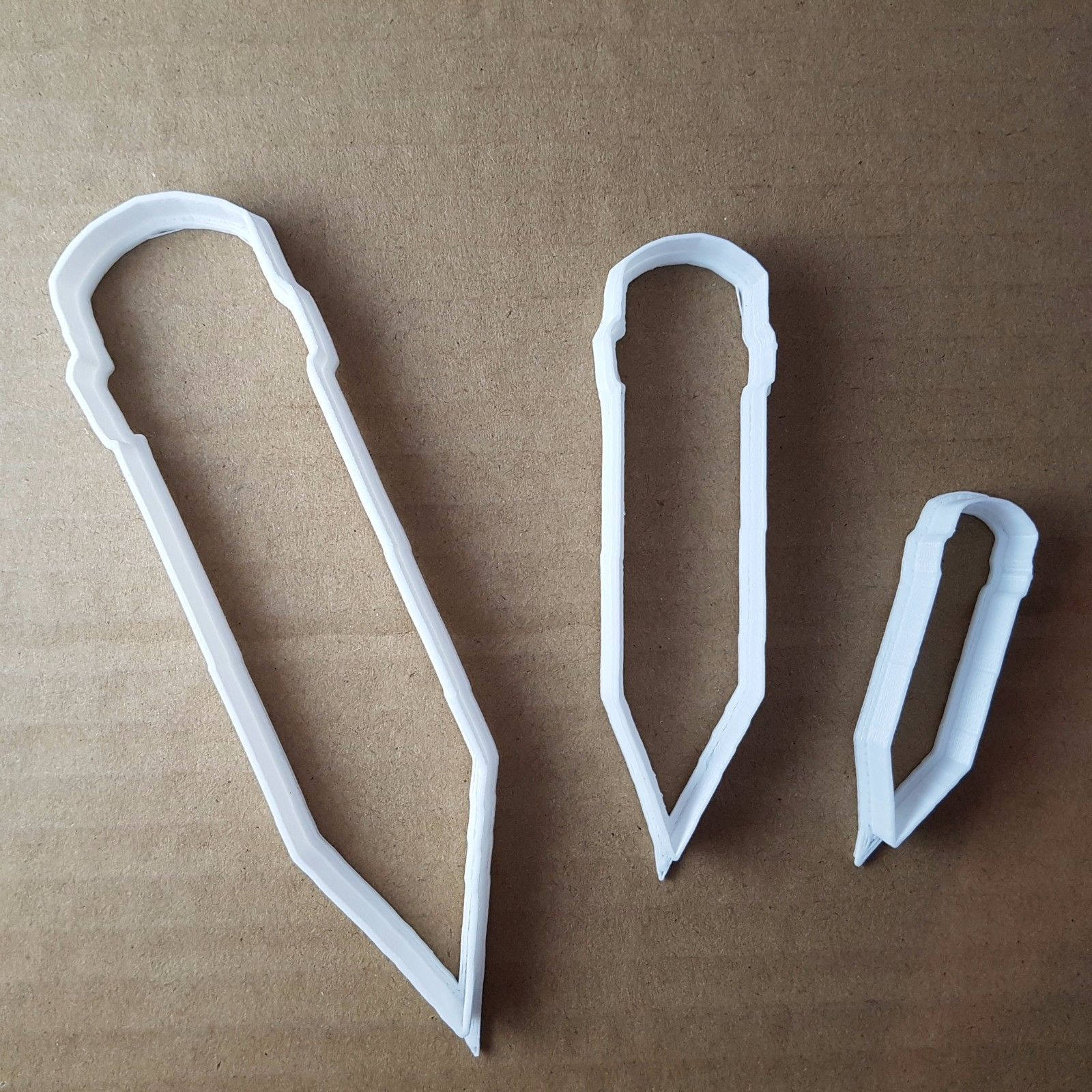 Pencil Colouring Pen Shape Cookie Cutter Dough Biscuit Pastry Fondant Sharp Art