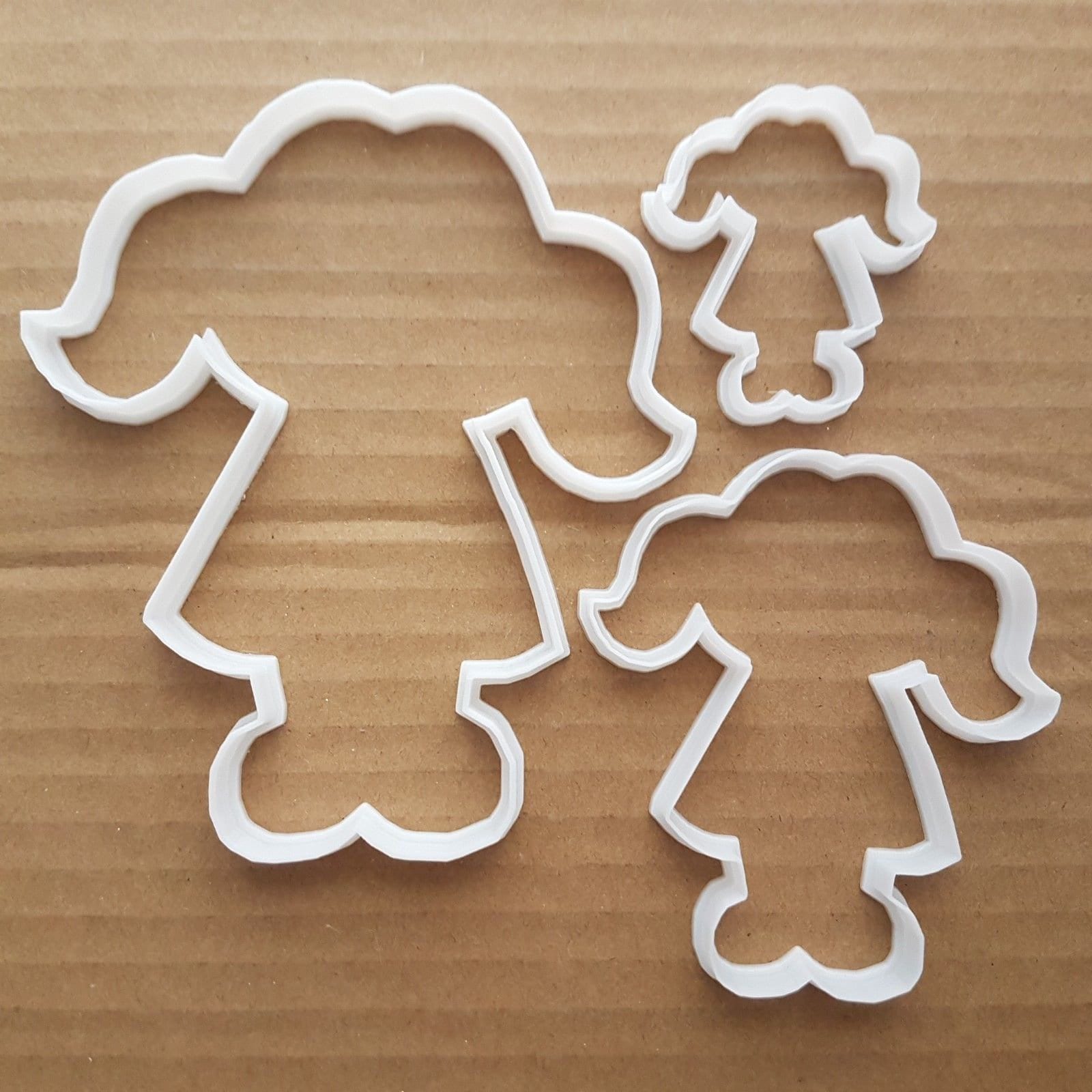 Girl Child Young Lady School Shape Cookie Cutter Dough Biscuit Pastry Stencil