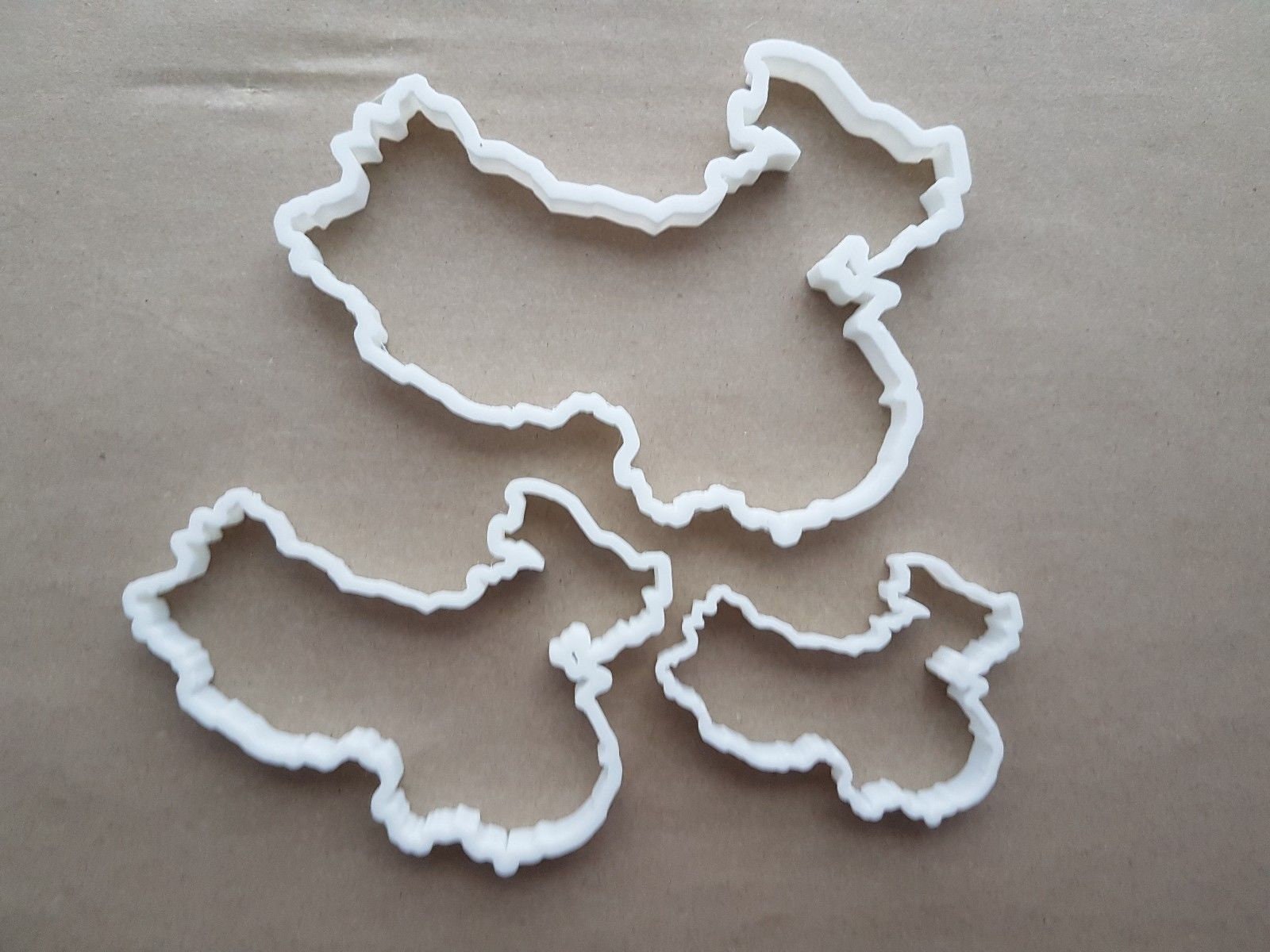 China Country Map Chinese Shape Cookie Cutter Dough Biscuit Pastry Fondant Sharp