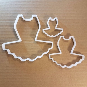 Tutu Ballett Trikot Form Cookie Cutter Ballerina Keks Kleid Tänzerin Gebäck Fondant scharfen Teig Schablone Kleidung Eiskunstläuferin Kostüm
