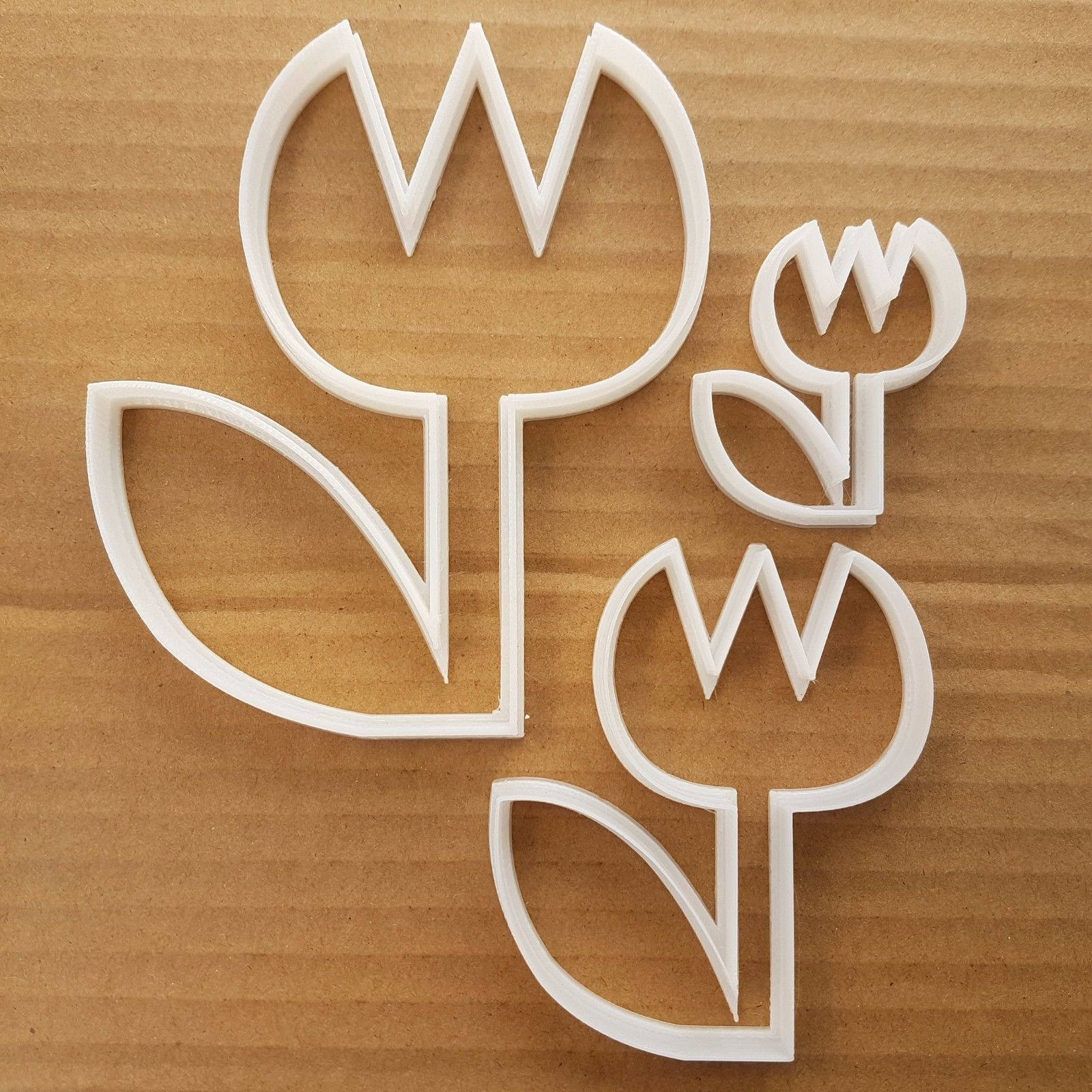 Flower Plant Leaf Grow Shape Cookie Cutter Dough Biscuit Pastry Fondant Sharp