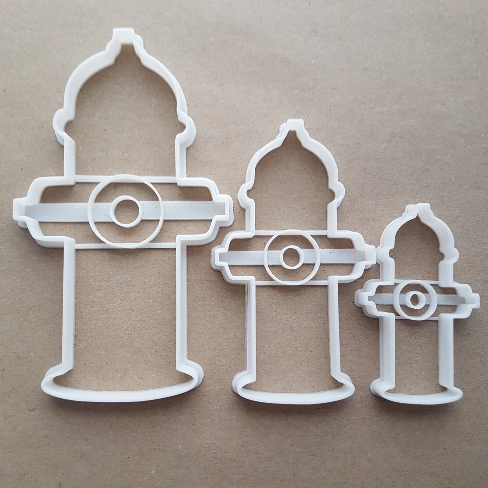 Fire Hydrant Emergency Shape Cookie Cutter Dough Biscuit Pastry Fondant Sharp