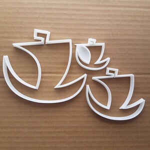 Boat Ship Yacht Sailing Shape Cookie Cutter Dough Biscuit Pastry Fondant Sharp Stencil Pirate Vehicle Sail