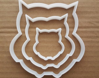 Eule Cookie Cutter Teig Gebäck Keks Fondant Vogel Tiere weisen Form Schablone scharfe Scheune
