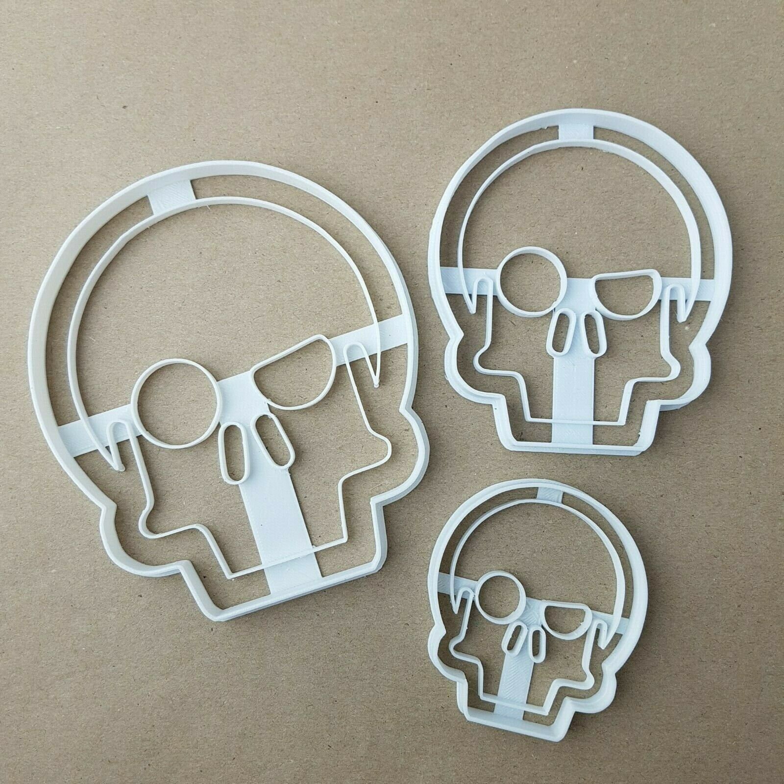 Pirate Skull Halloween Shape Cookie Cutter Dough Biscuit Pastry Fondant Stamp