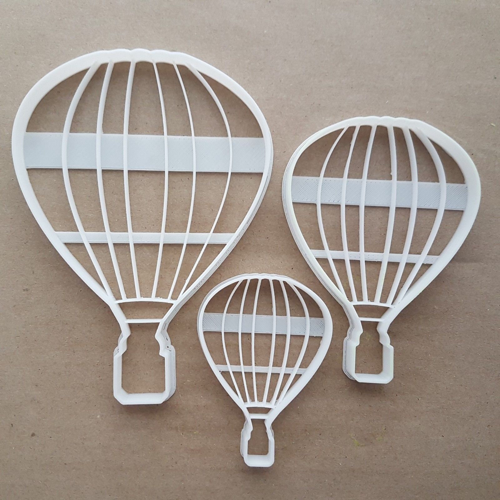 Hot Air Balloon Basket Shape Cookie Cutter Dough Biscuit Pastry Fondant Sharp - Picture 5 of 5