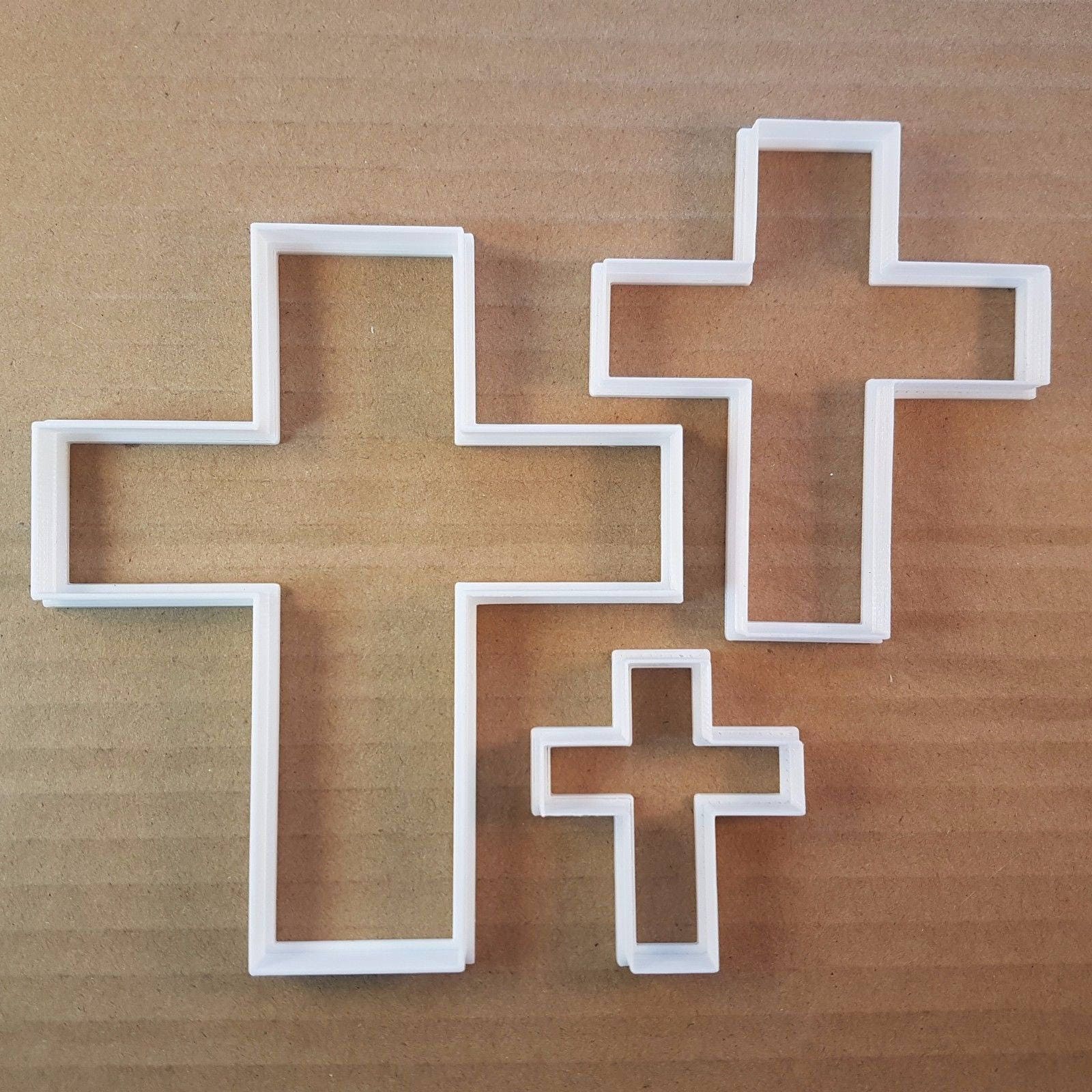 Cross Crucifix Halloween Shape Cookie Cutter Dough Biscuit Pastry Fondant Sharp